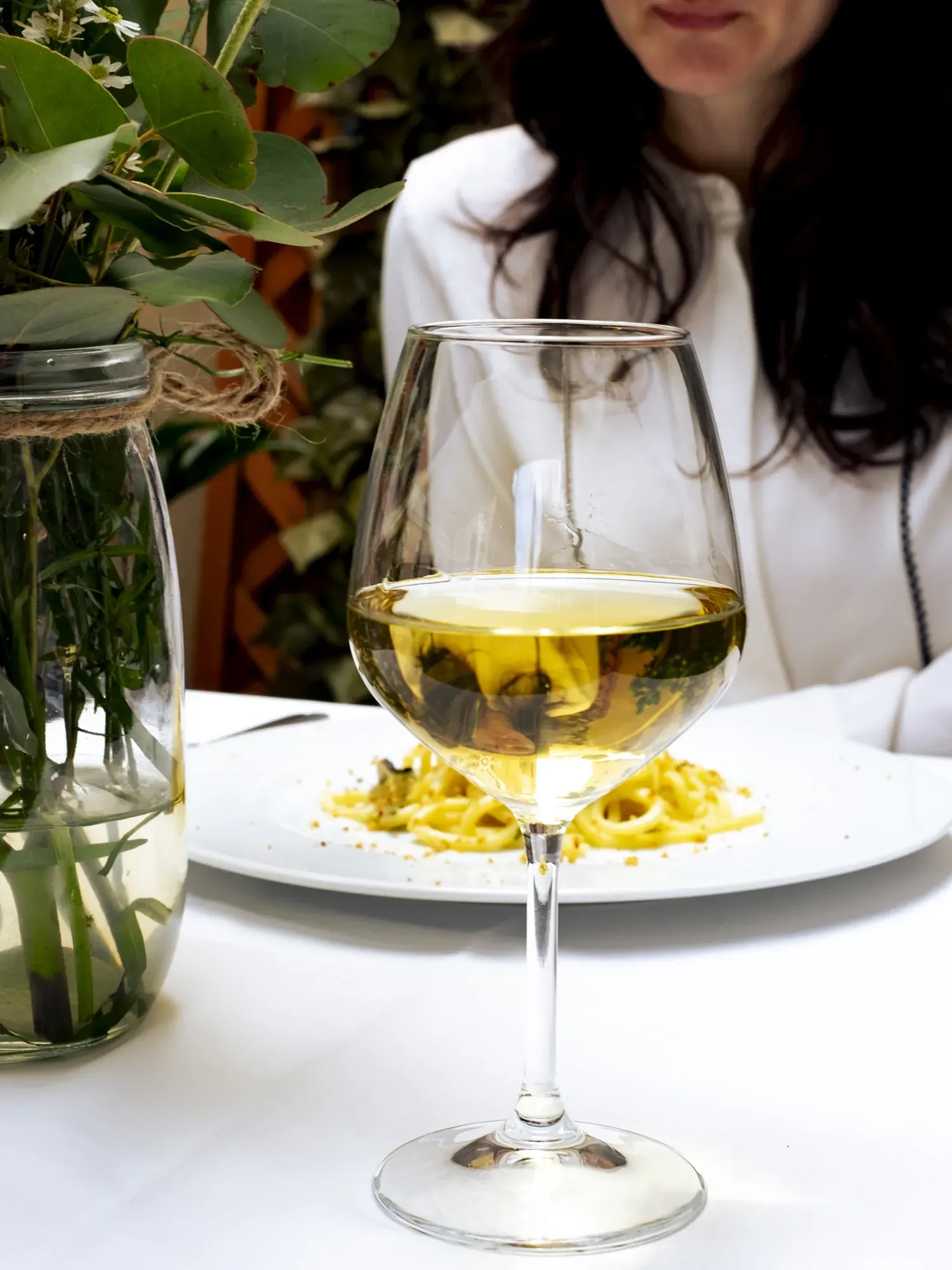 Vino bianco e pasta fresca Da Nonna Peppina
